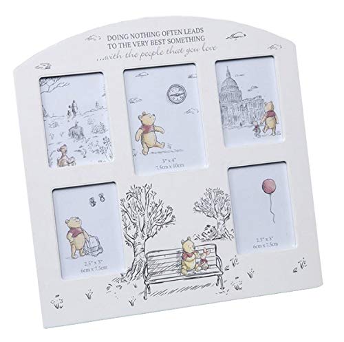 Widdop and CoChristopher Robin Collection By Disney Winnie The Pooh Multi Aperture Cream Photo Picture Frame