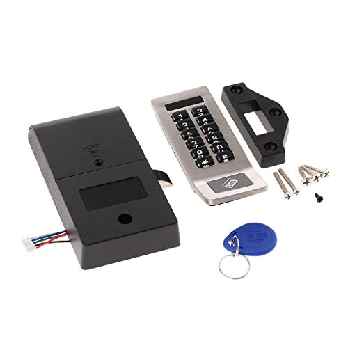 Preisvergleich Produktbild B Blesiya Elektronisches Schrankschloss Zahlenschloss Smart Lock für Kleiderschrank Aktenschrank