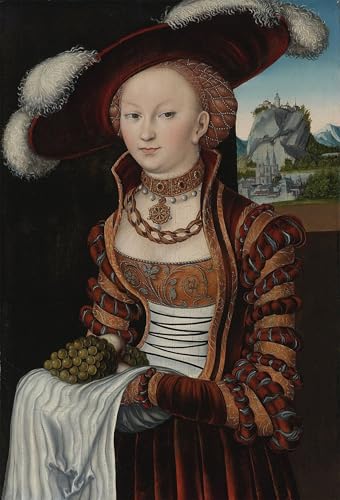 Affiche de Arts Salomé de Lucas Cranach l'Ancien Toile Décoration Salon 60x90