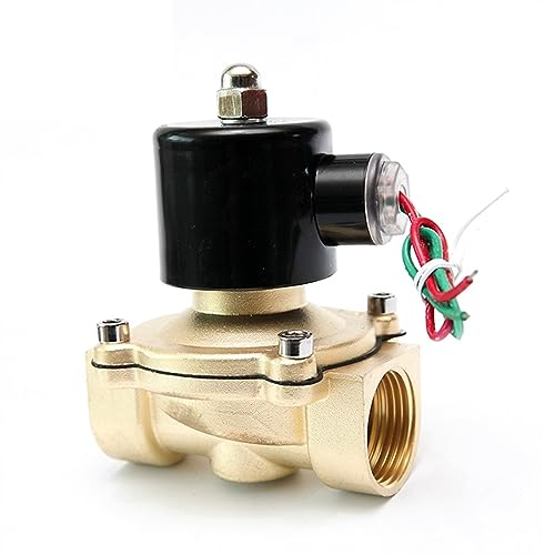 Électrovanne laiton normalement fermé de 1 pouce pour réseaux d'eau stables - 6