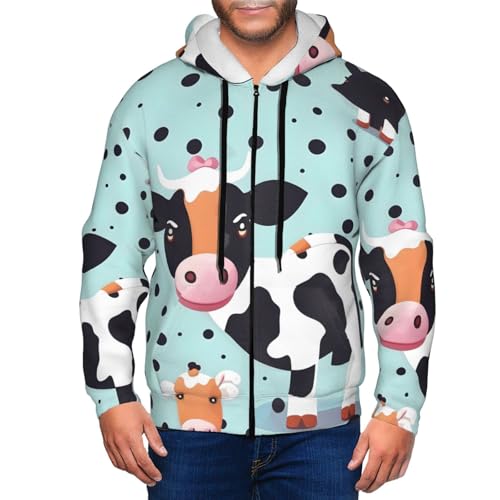 Sweat décontracté pour homme zippé à capuche pour rompre la monotonie du noir - 6