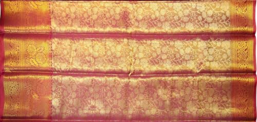 Image of VFCollections Women's Kanchipuram Silk Pure Pattu Sarees With Blouse