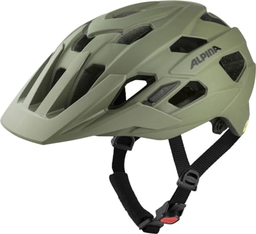 ALPINA PLOSE MIPS MTB-Fahrradhelm, Olive matt, 52-57 cm – Ansicht 4