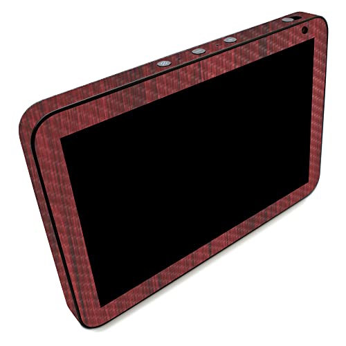 Image of MightySkins Carbon Fiber Skin Compatible with Amazon Echo Show 8 (Gen 2) - Cherry Grain | Protective, Durable Textured Carbon Fiber Finish | Easy to Apply | Made in The USA