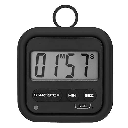 Domary Cronômetro de cozinha Cronômetro digital com alarme alto LCD grande contagem crescente ou cro