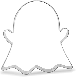 Keewah Ghost Cookie Cutter, 4.5”, Stainless Steel