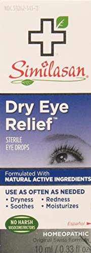 Similasan Dry Eye Relief Sterile Eye Drops, 0.33 Fl Oz, Pack of 3