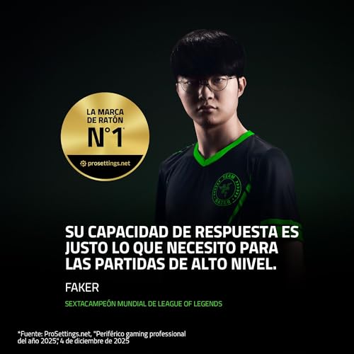 Ratón gaming inalámbrico Razer Viper V4 Pro blanco con sensor 50K para máxima precisión 3