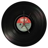 Lieferumfang: 1x Vinyl Schallplatte Wanduhr
