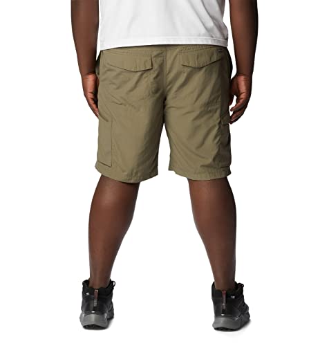 Image of Columbia Men's Regular Fit Shorts (AM4723 Cypress Heather Camo Print 40)