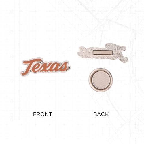 Image of Desert Cactus UT Austin Longhorns Magnetic Metal Lapel Pin (E)