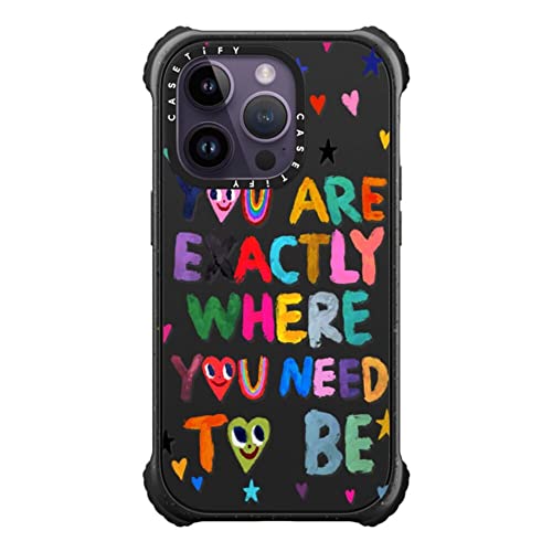 Coque robuste iPhone 14 Pro Casetify Ultra Impact Magsafe You are Exactly