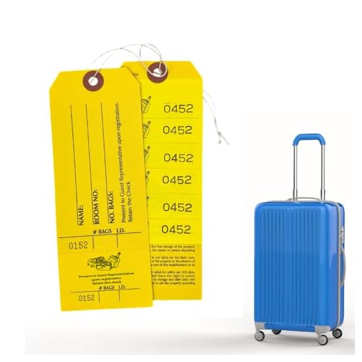 Set of 1000 Luggage Claim Tags