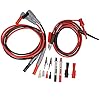 Wowlela Test Probes 20 Pieces Multimeter Test Probes With Banana Plugs, Alligator Clips, Test Hooks, Test Probes…
