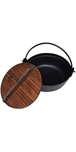 Amazon.co.jp: いろり 鍋 19cm 1-2人用 木蓋付き 鉄鋳物製 ガス火 IH Amazon.co.jp: いろり 鍋 19cm 1-2人用 木蓋付き 鉄鋳物製 ガス火 IH