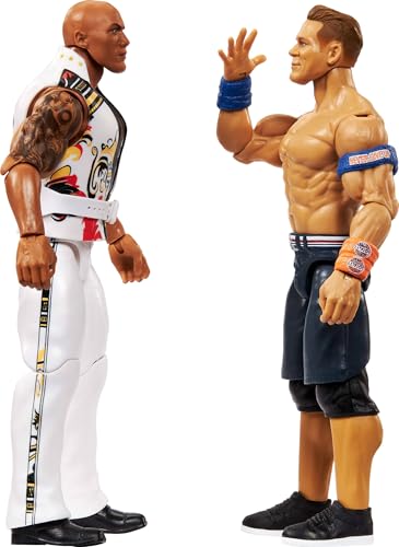 WWE Main Event Showdown Figurines The Rock Final Boss vs John Cena 2 Pack 15 cm - vue 5
