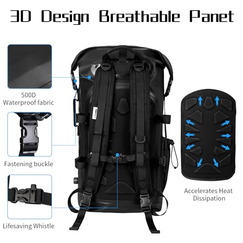 AFISHTOUR 25L Floating Roll-Top Backpack