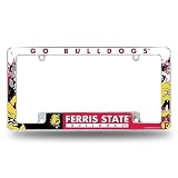 Rico Industries NCAA Dayton Flyers Primary 12" x 6" Chrome All Over Automotive License Plate Frame for Car/Truck/SUV
