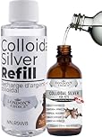 London's Choice (A Canadian Company) Colloidal Silver Liquid for Dogs, Yeast Infection Treatment, Dog Itchy Skin Relief, Hot Spot & Wound Spray, Colloidal Silver Spray, 2oz Refill
