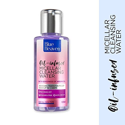 Image of Blue Heaven Makeup BFFs Kit, 400gm |Pack of 4|Waterproof & Smudgeproof Intense Kajal, Silicone Gel Based Primer, Long lasting Fixer for dewy Glow Look, Oil Infused Cleansing Micellar Water