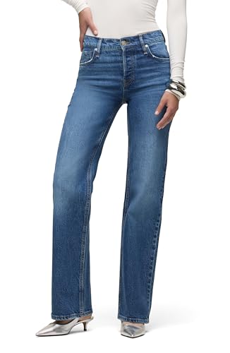 HUDSON Women's Rosie High-Rise Wide Leg Jean
