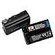 DSTE NP-FM50 Kamera Akku (2 Pack) und Ladegerät kompatibel mit Sony NP-FM30, CCD-TRV126 CCD-TRV128 CCD-TRV138 CCD-TRV208 CCD-TRV218 CCD-TRV228 CCD-TRV238