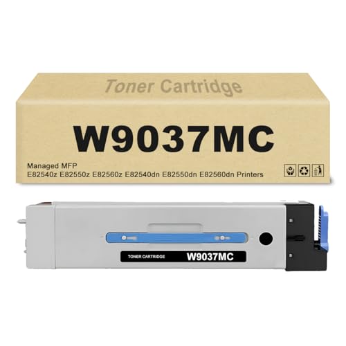 W9014MC W9037MC Black Toner Cartridge (58,000 Pages) Replacement for HP W9037MC Toner Cartridge for Managed Flow MFP E82540z E82550z E82560z E82540dn E82550dn E82560dn Printer