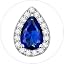 09.September(Sapphire)-Pear Cut