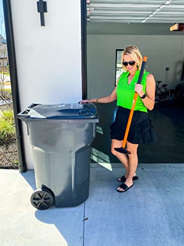 Trash Tamp Home Commercial Garbage Bin Bag Manual Compactor Waste Can Crushing Recycling Tool Dirt Lawn Yard Gardening Garden Landscaping Paver Tamper #TOP3