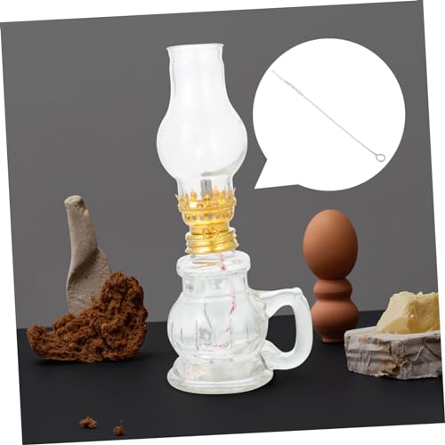 Mecha para lámpara de aceite LIOOBO para velas y queroseno miniatura 2