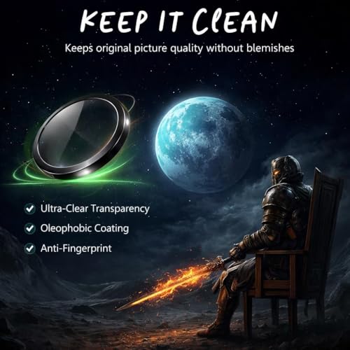 Image of SHILD Compatible with Oneplus 15R Camera Lens Protector - Black(1 Pack) | Premium 9H Tempered Glass, Scratch Resistant, HD Clear Lens, Strong Adhesion & Precise Fit