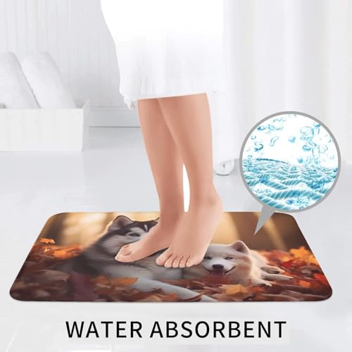Tapis de sol salle de bain husky 3 pièces pour douche familiale