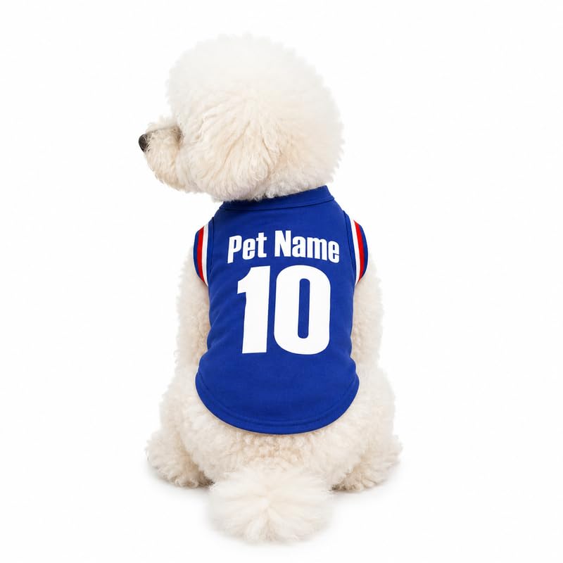 Petitebelle Personalize National Theme Puppy Dog Shirt (France, XXX-Large) โ image 1