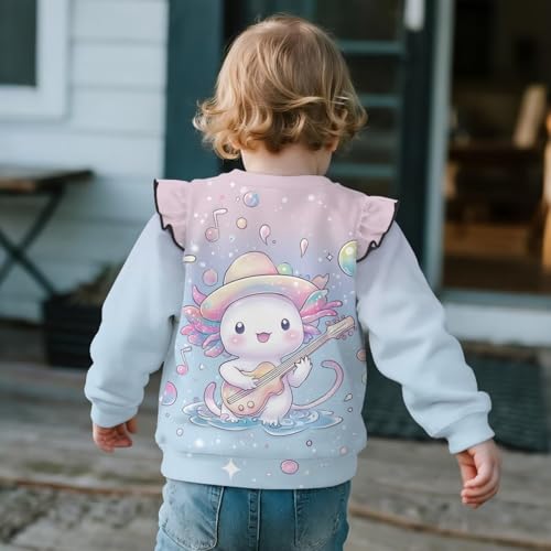 Kids Sweatshirts Girls Crewneck Sweatshirt Cute Kids Casual Toddler Pullover Sweatshirt Long Sleeve Tops3