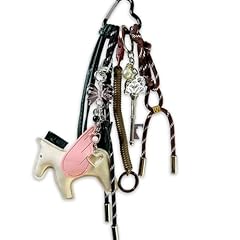 Black/Brown Rope With White Horse