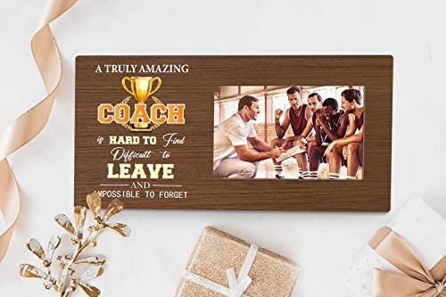 Orchroma A Truly Amazing Coach Is Hard To Find Picture Frame - Best Coach Gifts,Coach Birthday Retirement Thanksgiving Gifts,Graduation Gifts For Coach,Thank You Teacher Mentor Coach Picture Frame Gift 12X6 In #TOP1