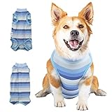 【Protege eficazmente la herida】Los trajes de recuperación se pueden usar para proteger las afecciones de la piel de su perro, o proteger a su perro de otros animales y niños mientras se recupera. Mantenga a la mascota tranquila y libre.