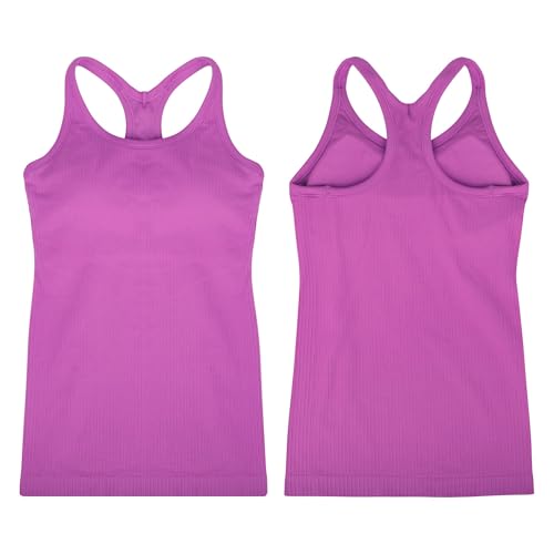 Image of sphinx cat Yoga Racerback Tank Top for Women with Built in Bra,Women's Padded Sports Bra Fitness Workout Running Shirts