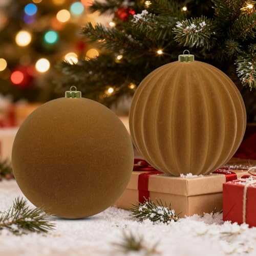 Boules de Noël en velours incassables pour maison avec enfants - 5