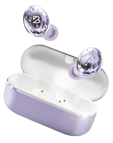 Back Bay Audio Tempo 30 Wireless Earbuds for Small Ears - Award-Winning Sound, Sweatproof Bluetooth Earbuds, Comfortable Ear Buds for Women, Purple Earphones Small Ear Canals, Long Battery Headphones
