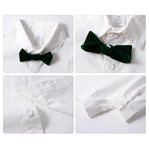 Image of Volunboy Toddler Suit Boys Formal Wedding Guest Dress Outfit | graduation dress clothes, gentleman ring bearer bowtie outfit, back-to-school pants set, birthday photoshoot dressy outfit