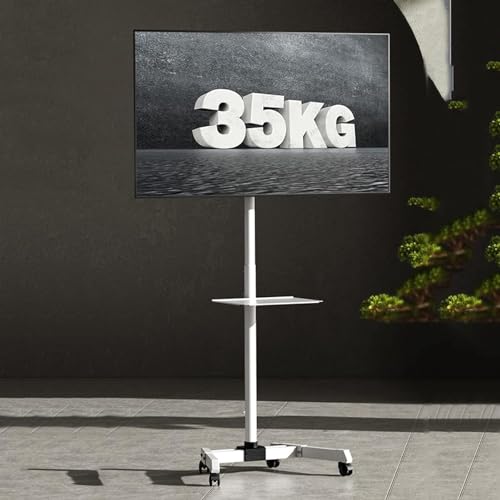 Soporte móvil para TV de 23 a 60 pulgadas ajustable en altura miniatura 5