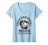 Photo Gallery donna maglietta professionale moon photographer cattura la bellezza maglietta con collo a v Photo Gallery donna maglietta professionale moon photographer cattura la bellezza maglietta con collo a v