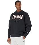  Champion Reverse Weave Quilted Crew Black LG