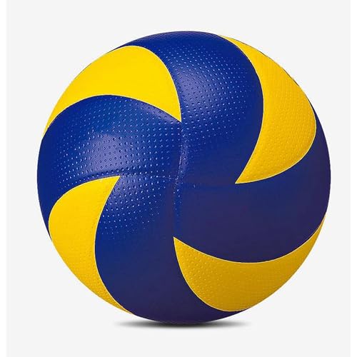 Hsport Voleybol Topu Yarı Profesyonel Orta Sert Kaymaz Tırtıklı Dayanıklı No:5 Maç ve Antrenman Topu (Pompa Hediyeli)