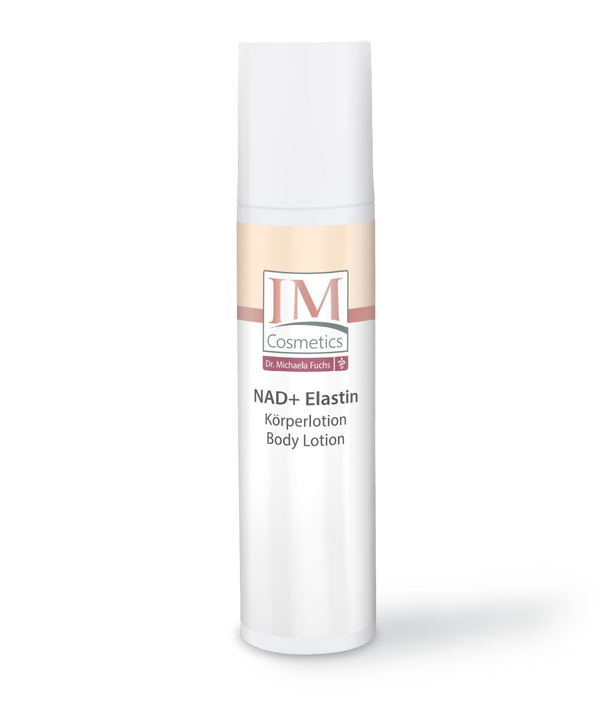 Genius IM Cosmetics NAD+ Elastin Körperlotion – Anti-Aging für trockene & empfindliche Haut- straffend, glättend, feuchtigkeitsspendend – für Elastizität & Geschmeidigkeit– 250 ml | Dr. Michaela Fuchs