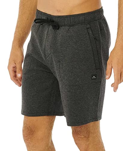 Rip-Curl-VaporCool-Fusion-Athletic-Shorts-Black-Marle Rip Curl VaporCool Fusion Athletic Shorts - Black Marle - Image 1