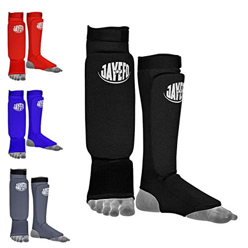 Jayefo MMA SHIN Guards (Black, S/M)
