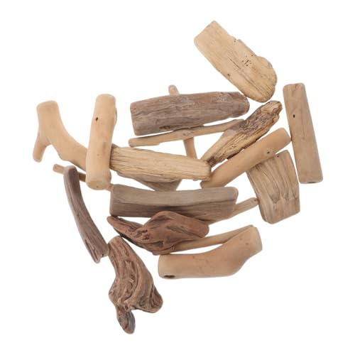 PLAFOPE 20pcs Natural Driftwood Blocks for Rustic Decor Unique Textured Wood for Projects Wedding Vase Decoration Coastal Home Aesthetic Crafting Supplies
