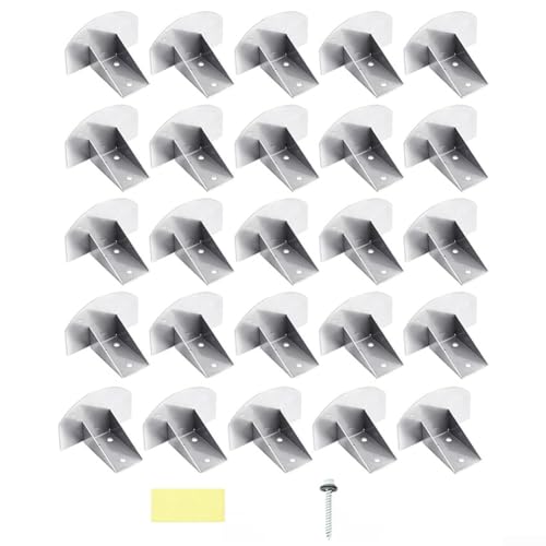 Stainless Steel Snow Guards Kit with Foam Gaskets and Screws